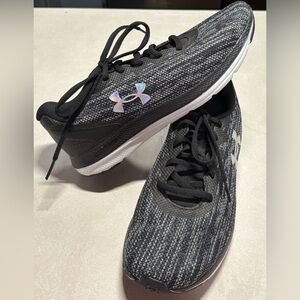 Under Armour Women's Gray and Black Athletic Shoes